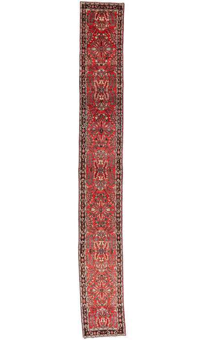 3 x 21 Antique Persian Dergazine Hamadan Rug Runner 90037