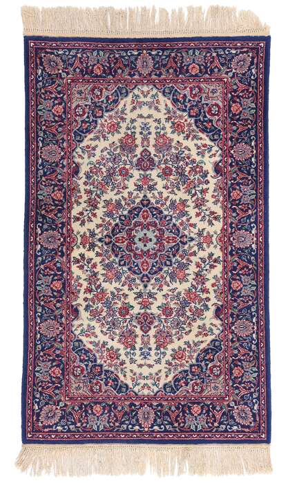 3 x 5 Vintage Ivory Chinese Tabriz Rug 79250