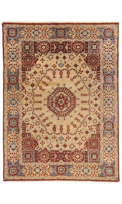 5 x 7 Vintage Turkish Oushak Rug 79260