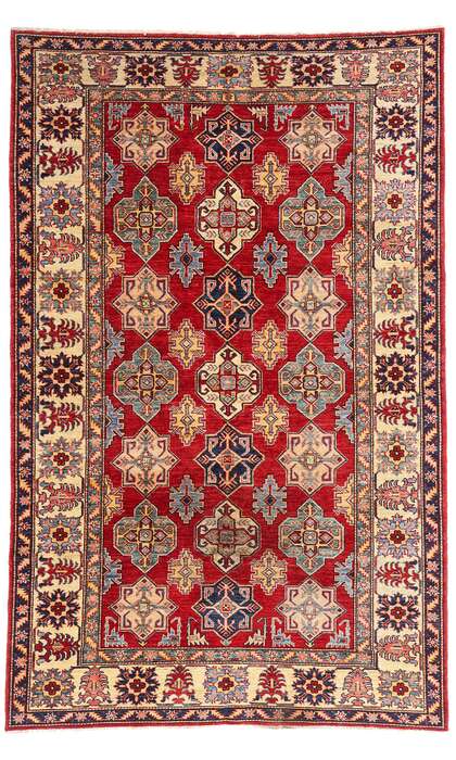 6 x 9 Vintage Pakistani Shirvan Tribal Rug 77532