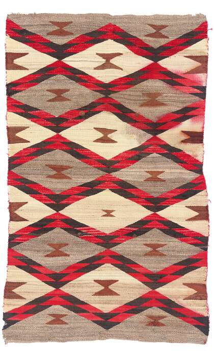 4 x 6 Antique Crystal Navajo Rug 79279