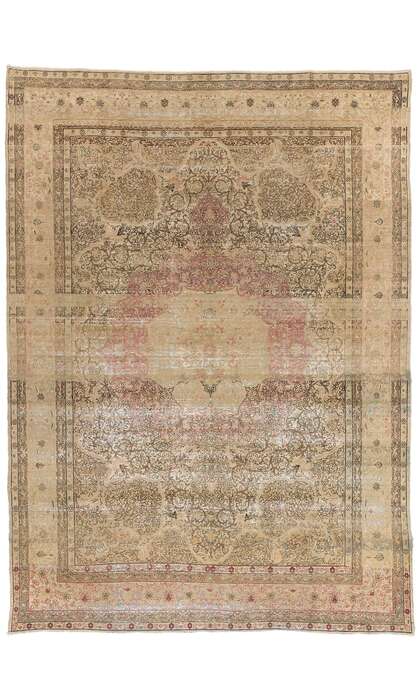 9 x 13 Late 19th Century Antique Persian Kermanshah Rug 72742