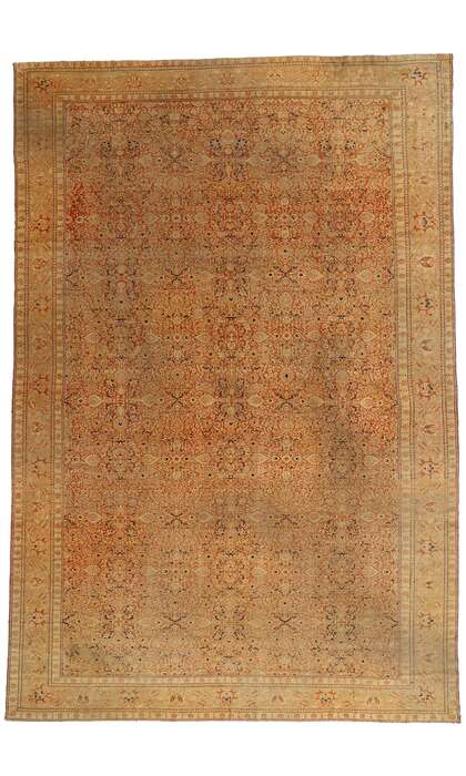 11 x 16 Antique Persian Tabriz Rug 79233