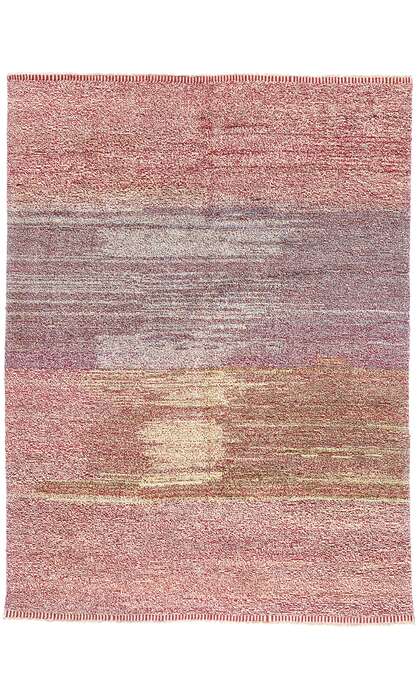 10 x 14 Modern Abstract Moroccan Rug 80583