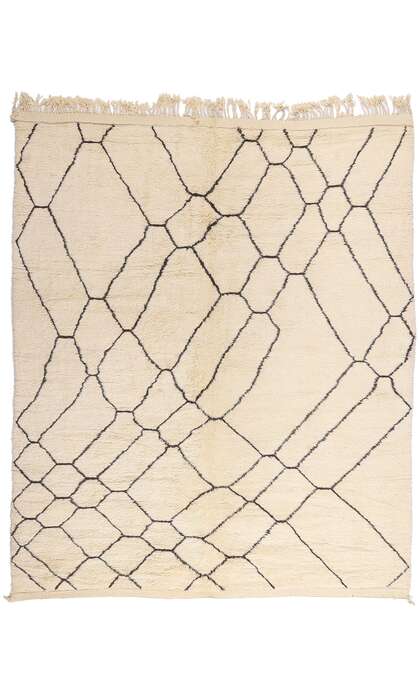 10 x 12 Organic Modern Beni Mrirt Moroccan Rug 21097
