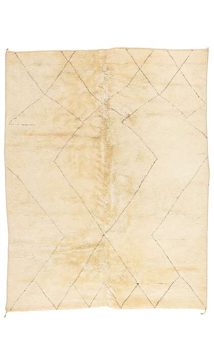 10 x 13 Organic Modern Beni Mrirt Moroccan Rug 20716
