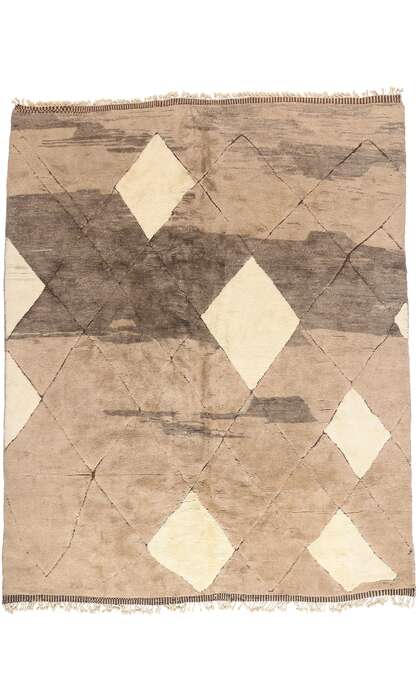 11 x 13 Organic Modern Beni Mrirt Moroccan Rug 21161