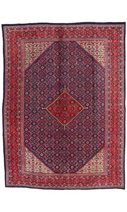 10 x 13 Vintage Persian Hamadan Rug 77149