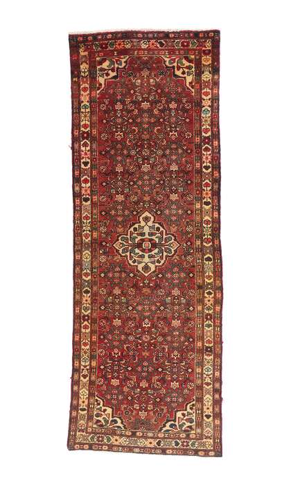3 x 10 Vintage Persian Borchelou Hamadan Rug 79284