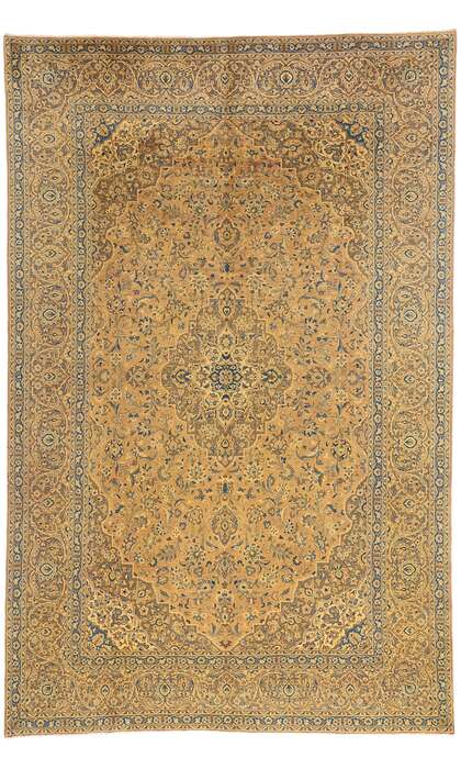 9 x 13 Vintage Persian Tabriz Rug 76306