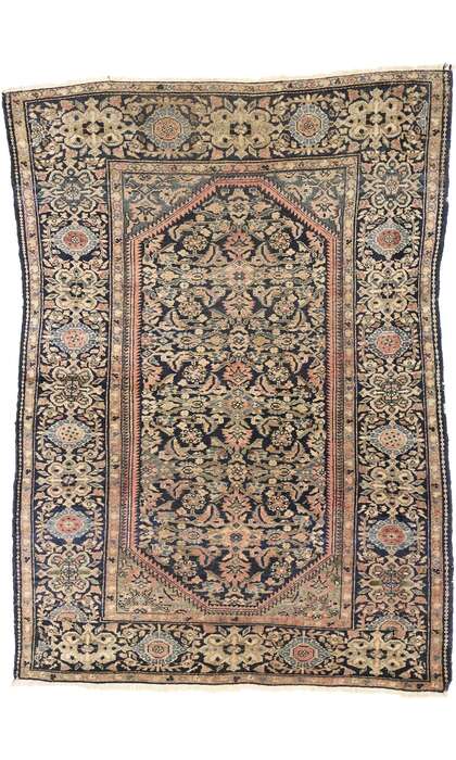 4 x 6 Antique Persian Hamadan Rug 71233