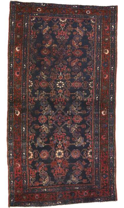 3 x 6 Antique Persian Hamadan Rug 71848