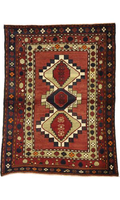 5 x 6 Vintage Persian Azerbaijan Rug 75646