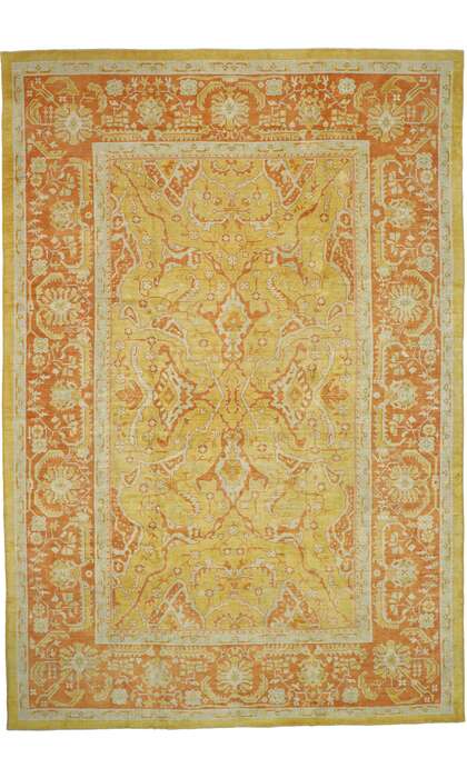 13 x 19 Large Colorful Oushak Rug 52426