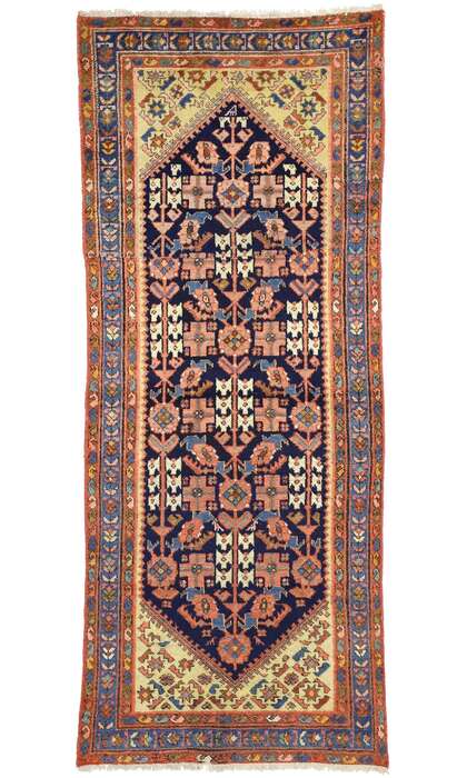 3 x 8  Antique Persian Malayer Runner 75339