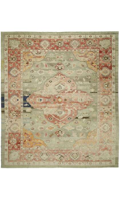 13 x 15 Turkish Oushak Rug 52510