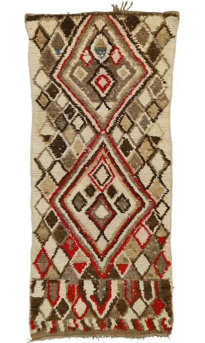 3 x 7 Vintage Moroccan Azilal Rug 20871