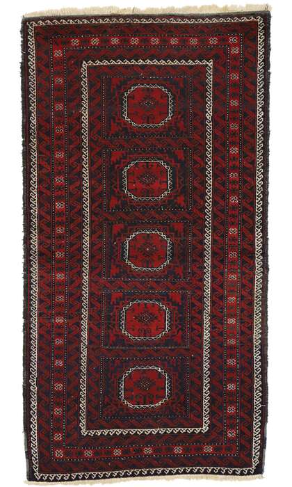 3 x 5 Vintage Persian Baluch Rug 72044