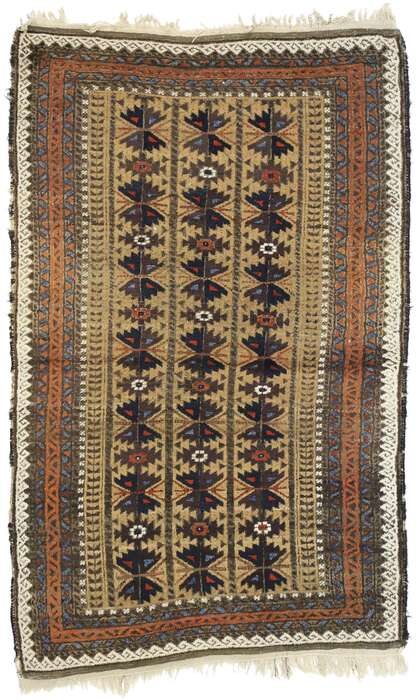 3 x 5 Antique Baluch Rug 73279