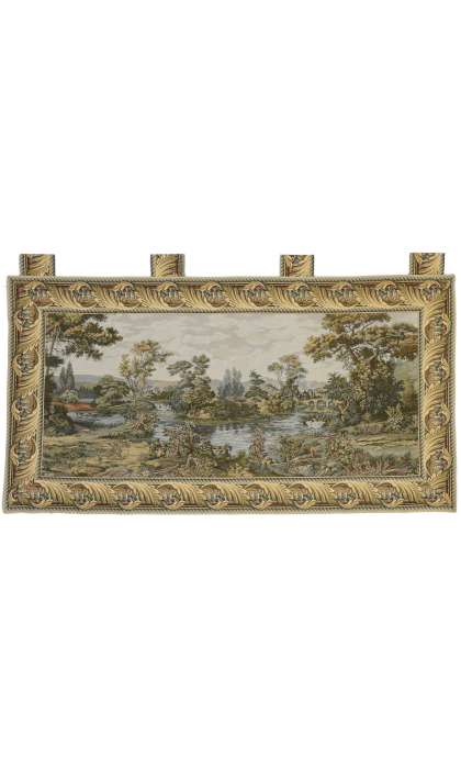 3 x 6 Vintage Swan Lake Tapestry 74749