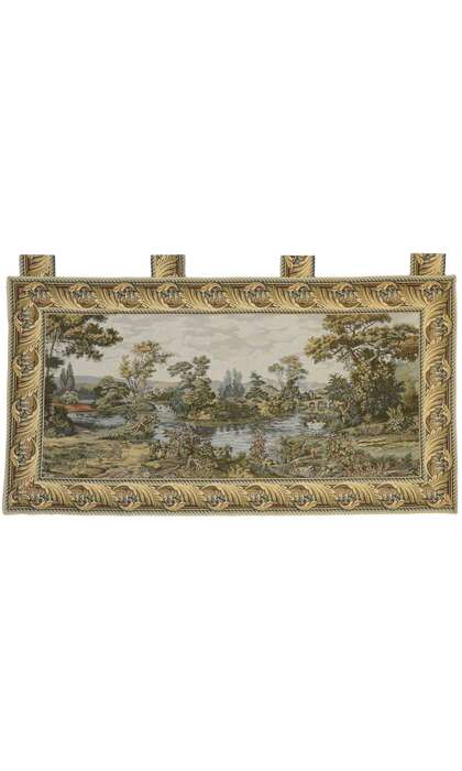 3 x 6 Vintage Swan Lake Tapestry 74749