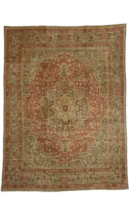 9 x 12 Antique Tabriz Rug 50392