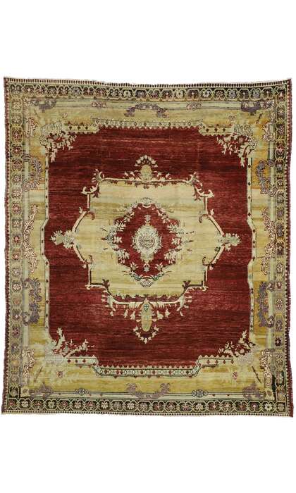 9 x 10 Vintage Oushak Rug 50650