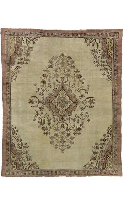 8 x 10 Vintage Oushak Rug 51452