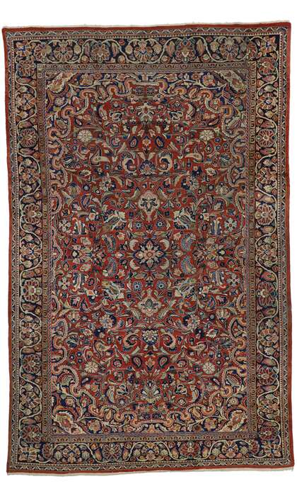 9 x 14 Antique Mahal Rug 73385