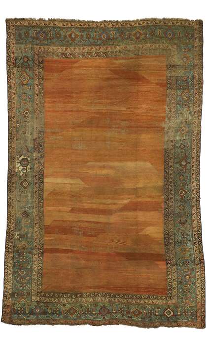 9 x 15 Antique Persian Bakshaish Rug 73994