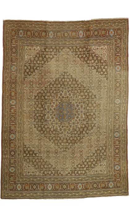 9 x 13 Antique Tabriz Rug 74327