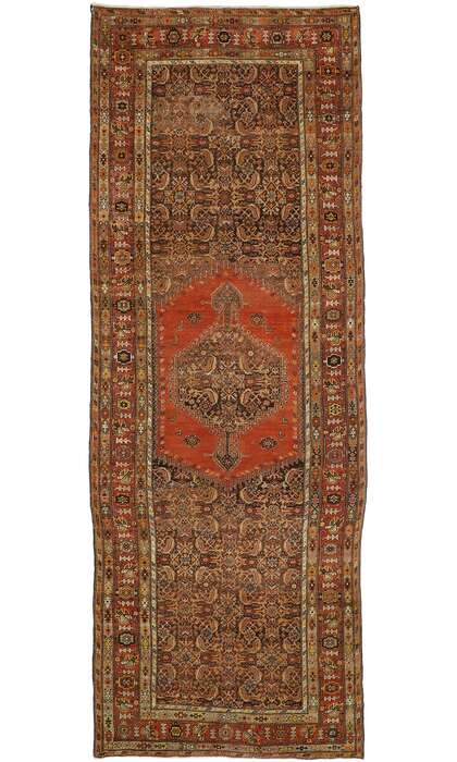 7 x 19 Antique Persian Malayer Rug 76488