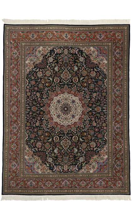 9 x 12 Vintage Chinese Tabriz Rug 77256