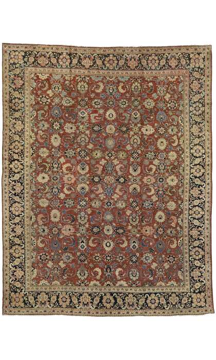 10 x 13 Antique Mahal Rug 75702