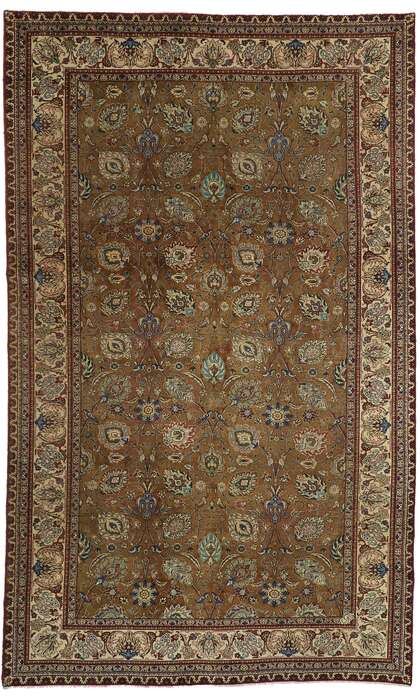 10 x 16 Vintage Tabriz Rug 76347