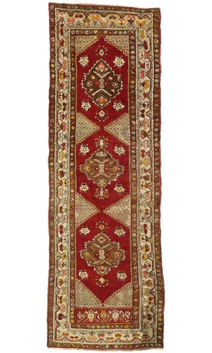 4 x 10 Antique Oushak Rug 77284