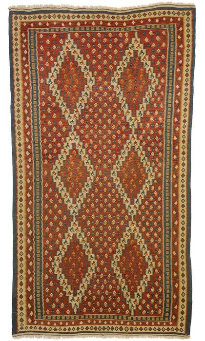 7 x 12 Vintage Persian Kilim Rug 77294