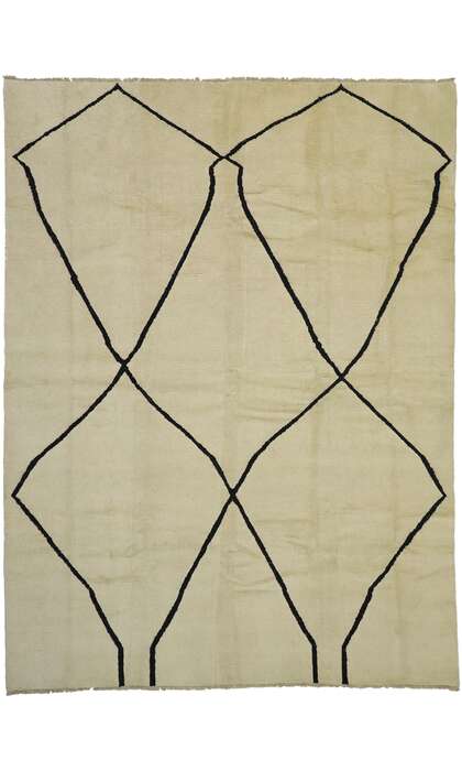 10 x 14 Modern Moroccan Area Rug 80507