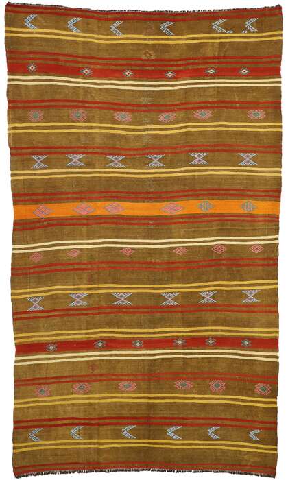 7 x 13 Vintage Kilim Rug 51079