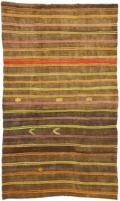 7 x 12 Vintage Turkish Kilim Rug 51321