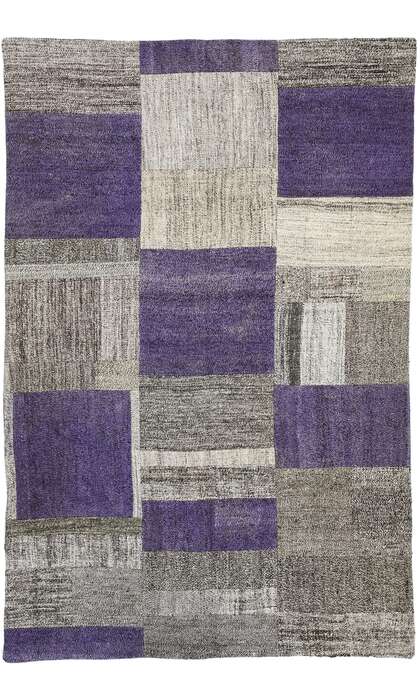 4 x 6 Vintage Patchwork Rug 51583