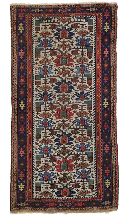 3 x 6 Antique Persian Malayer Rug 73321