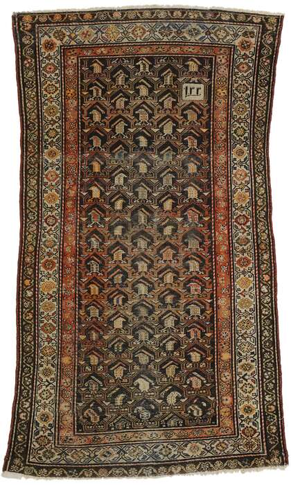 4 x 7 Antique Malayer Rug 74029