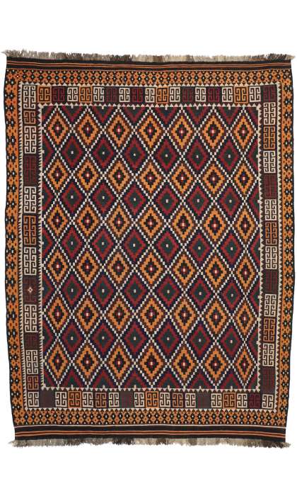 10 x 13 Vintage Kilim Rug 74277