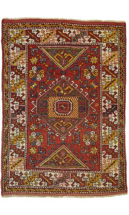 4 x 6 Vintage Oushak Rug 77311