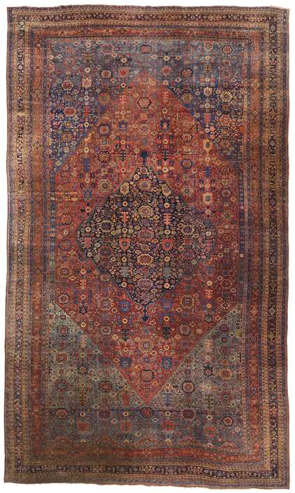 15 x 25 Antique Bijar Rug 77327