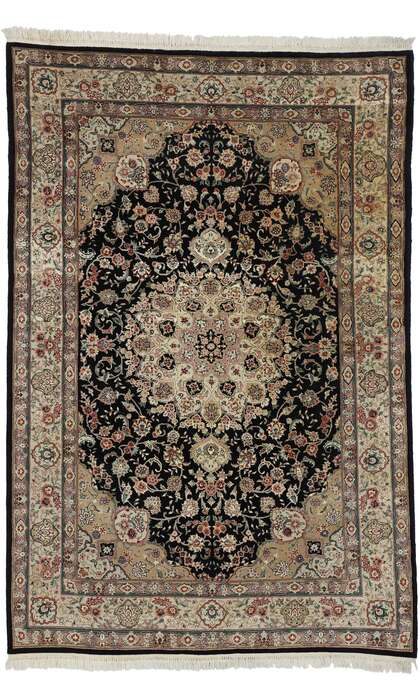 6 x 9 Vintage Tabriz Rug 77329