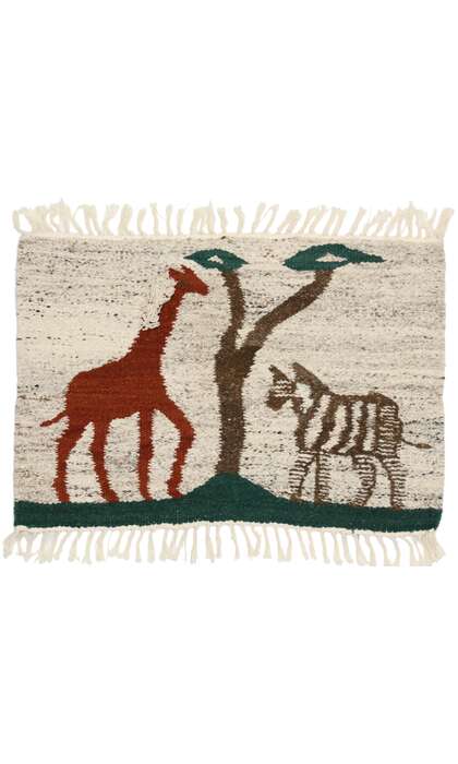 2 x 3 Vintage African Rug 77336