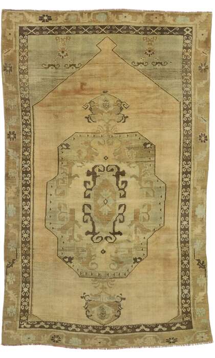 6 x 9 Vintage Turkish Kars Rug 50043