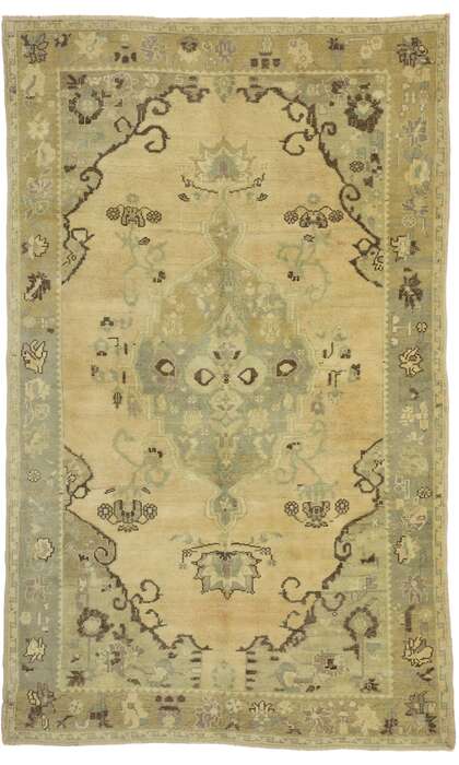 5 x 9 Vintage Oushak Rug 50487